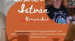 Meixner István keramikus Agyag és lendület c. kállításának megnyitója a Városi Óvodában Meixner István keramikus Agyag és lendület c. kállításának megnyitója a Városi Óvodában