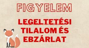 Legeltetési tilalom és ebzárlat 2026. október 3. és 2026. október 23. között Legeltetési tilalom és ebzárlat 2026. október 3. és 2026. október 23. között